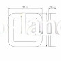 Светодиодный светильник ART IP65 квадратный VIDEX 15W 5000K влагозащищенный VL-BHFS-155 белый